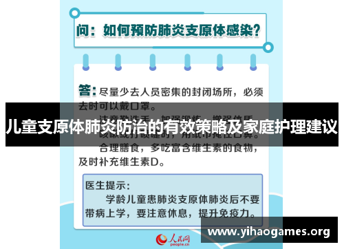 儿童支原体肺炎防治的有效策略及家庭护理建议