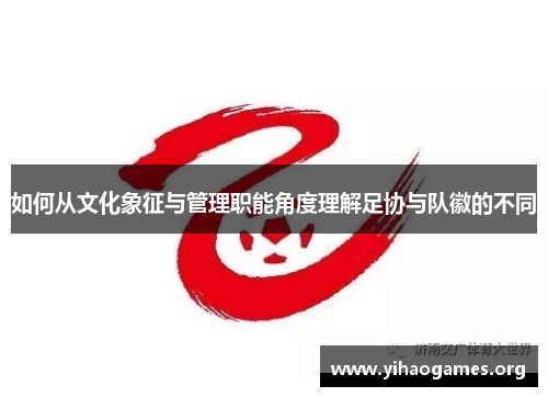 如何从文化象征与管理职能角度理解足协与队徽的不同